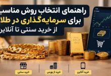 راهنمای انتخاب روش مناسب برای سرمایهگذاری در طلا